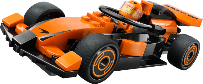 60442 F1® sõitja McLareni võistlusautoga