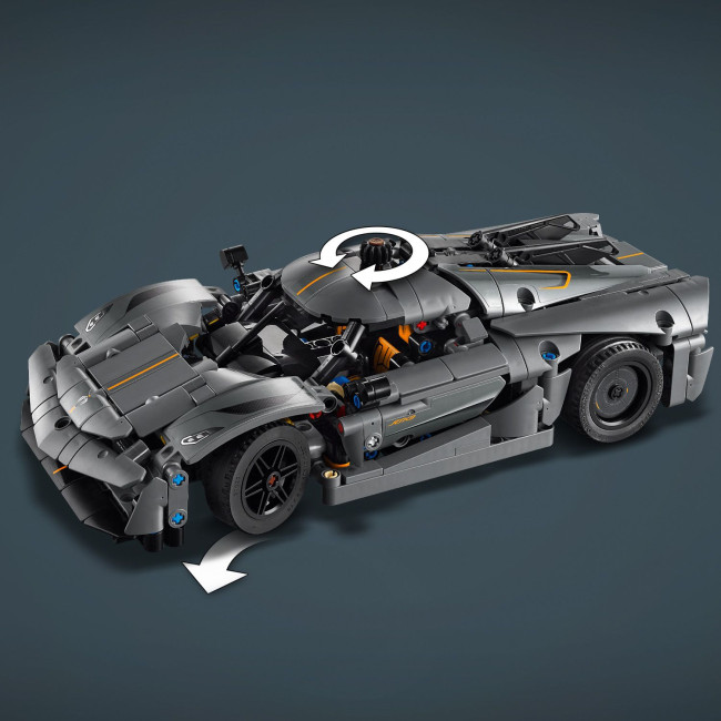 42173 Koenigsegg Jesko Absolut Grey Hypercar