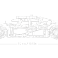 42156 LEGO Technic PEUGEOT 9X8 24H Le Mans Hybrid Hypercar