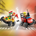 60458 LEGO  City Pitsaauto vs tuletõrjeauto võidusõiduautode komplekt