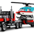 31146 LEGO  Creator Kravas auto ar platformu un helikopteru