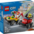 60458 LEGO  City Pitsaauto vs tuletõrjeauto võidusõiduautode komplekt