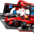 60443 LEGO  City F1® boksipeatus ja boksimeeskond Ferrari autoga