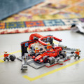 60443 LEGO  City F1® boksipeatus ja boksimeeskond Ferrari autoga