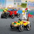 60458 LEGO  City Pitsaauto vs tuletõrjeauto võidusõiduautode komplekt