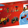 71789 LEGO Ninjago Kai un Ras: auto un motocikla kauja