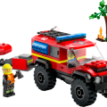 60412 LEGO  City 4x4 Ugunsdzēsēju auto ar glābšanas laivu