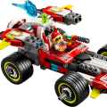 71497 LEGO DREAMZzz Cooperi tiigrirobot ja Zero Hot-Rod-auto