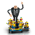 75582 LEGO Despicable Me Грю и миньоны из кубиков