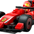 60443 LEGO  City F1® boksipeatus ja boksimeeskond Ferrari autoga